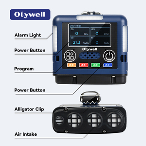 Detector de Gas Portátil Multigas 4 en 1 IP68 con Almacenamiento de Datos de 300000 Registros para O2, <span class=keywords><strong>CO</strong></span>, H2S, H2 - Product Image 5