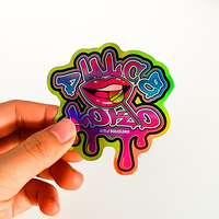Planificador personalizado A5, holograma láser, hoja de pegatinas de corte de beso