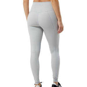 Leggings de yoga grande taille pour femmes, taille mi-haute élastique, respirants, écologiques, été-automne, logo personnalisé, vente en gros - Product Image 3