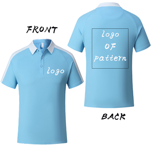 T-shirt de rugby 210 GSM, résistant à l'huile et à l'eau, 55% soie, 45% polyester, logo personnalisé, uniforme de travail, polos unisexes - Product Image 3