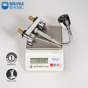ก๊อกน้ำอ่างล้างหน้า SOLVEX 4 นิ้ว รุ่น Eco-Flow <span class=keywords><strong>Duet</strong></span> แบบหมุนได้ 360 องศา ตัวก๊อกทำจากโลหะผสมสังกะสีที่ทนทาน พร้อมไส้กรองพลาสติก  แบบก้านโยกเดี่ยว - Product Image 4