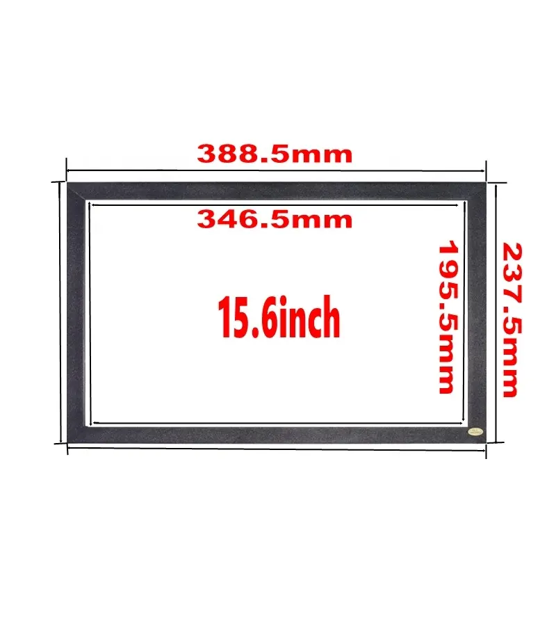 ZZDtouch-pantalla táctil IR de 15 "y 15,6", Marco táctil de 15,6 pulgadas, pantalla táctil infrarroja para monitor de pantalla lcd