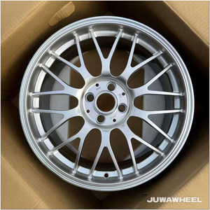 Jantes monobloc forgées 18x8.5J 5x112 5x120 pour VW <span class=keywords><strong>Golf</strong></span> BMW Série <span class=keywords><strong>3</strong></span> 4 5 M2 M3 M4 E46 19 20 21 pouces Hyper Black Deep Dish - Product Image 1