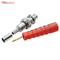 Connecteur coaxial RF haute tension/puissance 5000V BNC SHV MHV mâle droit à sertir 5KV pour câble coaxial RG58 RG142 / SYV50-3