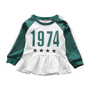 Ropa Infantil de Marca Privada, Boutique de Ropa Coreana, Camisa Larga para Niña, Vestido para Otoño de Tienda Mayorista en Línea - Product Image 1