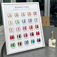 Collection de vernis à ongles en gel effet œil de chat Jelly, 25 couleurs, nouvelle conception Danny Coll, gel UV, étiquette privée