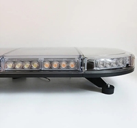 Barre lumineuse de signalisation d'urgence à LED de 50 pouces (129,88 cm) avec clignotants, feux de freinage et chargeur, pour ambulance et camion de remorquage