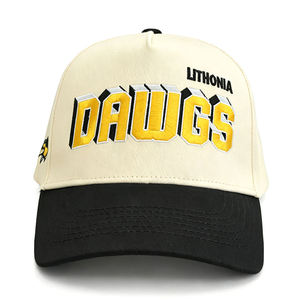 Casquettes de baseball personnalisées de haute qualité, 5 panneaux, plusieurs couleurs, 100% coton épais, avec votre logo - Product Image 3