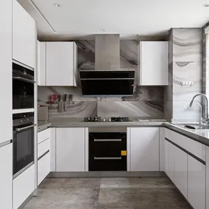 La meilleure armoire de cuisine en bois au complet cucina 2 m, meubles en aluminium, armoire de cuisine personnalisée