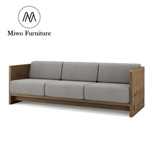 Muebles modernos para sala de estar, diseño nórdico tapizado, tela de Dinamarca, 3, 2, 1 asiento, sofá interior seccional, Base de madera, juego de sofá de Villa - Product Image 1