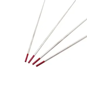 Électrodes en tungstène rouge WT20 meilleur prix fabriqué en chine 2.0mm