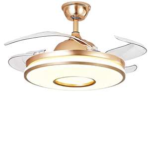 6-Speed Brushless DC Motor Acrylic LED <b>Remote</b> 42-inch Quiet <b>Ceiling</b> <b>Fan</b> Light with 10-Year Warranty for Home Office - Product Image 1