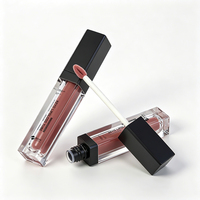 Flacon vide personnalisé KEYO pour brillant à lèvres, tube carré en plastique pour brillant à lèvres, contenant pour huile à lèvres, emballage pour blush liquide