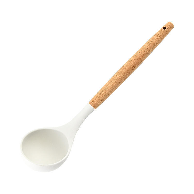Wooden handle-spoon