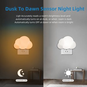 Lampu Dinding Led 3d, lampu gantung awan malam pasang ke dinding bentuk hati, lentera dinding, lampu petir untuk tangga lorong dapur - Product Image 2