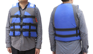 سترة نجاة من الفوم للبالغين بشعار مخصص، مناسبة للرياضات المائية مثل ركوب الأمواج والتجديف، معدات عمل بحرية مخصصة تتحمل وزن 110 كجم - Product Image 4