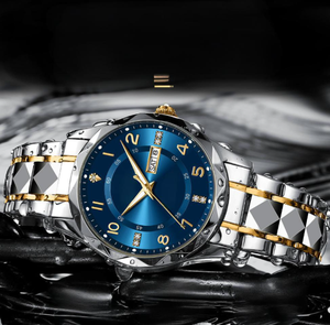 นาฬิกาควอตซ์เรืองแสงกันน้ำสำหรับผู้ชายหรูหราใหม่ - Product Image 3