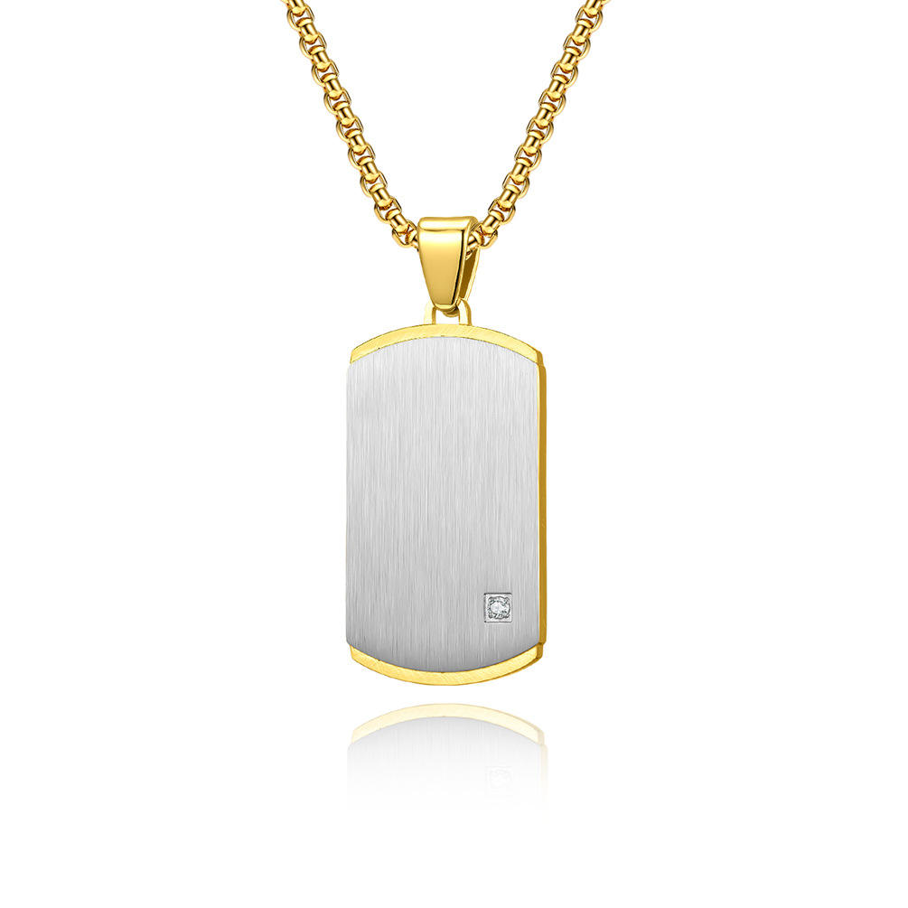 1 Gold Single Pendant Without Chain