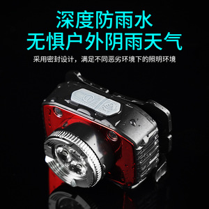 Lampe frontale LED Xinster 1300 lumens avec détecteur de mouvement rechargeable pour la course à pied, le camping et la randonnée - Product Image 4