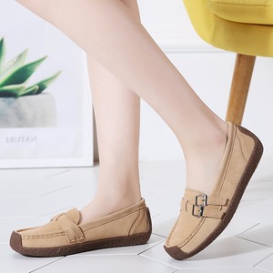Non-slip <strong>Ladies</strong> Flat <strong>Shoes</strong> Slip-on Women Loafers Comfortable Genuine Leather <strong>Winter</strong> Casual Walking <strong>Shoes</strong> for Female - Product Image 2