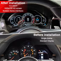 Écran numérique de 10,25 pouces pour Porsche Macan 2014-2025 LHD RHD, tableau de bord, compteur de vitesse, cockpit virtuel