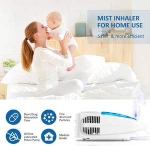 Nebulizador Pequeño de Compresión para Uso Doméstico, Nebulizador Médico para Niños, Alivia la <span class=keywords><strong>Tos</strong></span> y el Espeso Secreto Respiratorio, Atomizador Familiar - Product Image 4