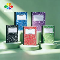 ColorFly B5 A4 Organizador/Planificador de Hojas Sueltas con Encuadernación Cosida, Separadores Multicolor, Cubierta de Papel PU Verde, 80 Hojas