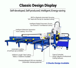 Factory Price 6m Metal Pipe Tube Laser <strong>Cutting</strong> <strong>Machine</strong> 1500w 3000w Round/square Tube Laser <strong>Cutting</strong> <strong>Machine</strong> - Product Image 2