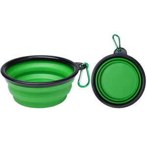 Preço competitivo Tpe + Abs Dobrável Dobrável Portátil Pet Alimentação Água Bowl Silicone Bowl - Product Image 5