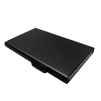 Dompet Kartu Kredit Minimalis Logam Aluminium Anti RFID Berkualitas Tinggi Multi Warna Custom Pria Wanita dengan Kancing