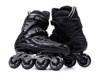 Patins à roues alignées pour hommes et femmes de grande taille Chaussures de patinage à roulettes pour adultes Patines de patinage libre coulissantes Roues à bascule 45 46