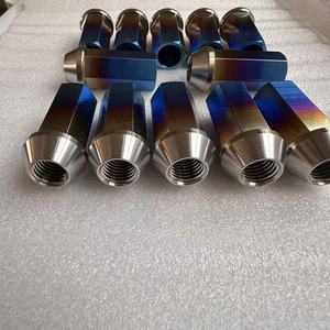 Nhà máy cung cấp GR5 Titan Lug bu lông M14 bánh xe Lug hạt titan M12 Titan cầu vồng bánh xe Lug hạt cho xe đua - Product Image 6