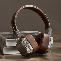 Nouveau Casque Sans Fil Rétro Américain de Haute Qualité 2026, Style Ins, Bluetooth 5.3, Écouteurs à Basses Puissantes, Réduction de Bruit ANC, Aide Auditive Aviation