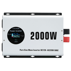 Générateur d'ondes sinusoïdales pures 4000W 2000W 12V vers 110V/220V CA monophasé pour voiture, camion, maison, alimentation de secours 1500W 10kVA Pure S - Product Image 2