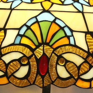 LongHuiJing 12 Inch European Baroque Lampshade Desk Lights Tiffany Glass Lamp Bedroom <b>Bedside</b> Home <b>Table</b> Lamps - Product Image 2