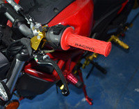 Accessoires universels de remise en état de moto poignées de poignée en caoutchouc souple pour scooter de moto JOG GY6