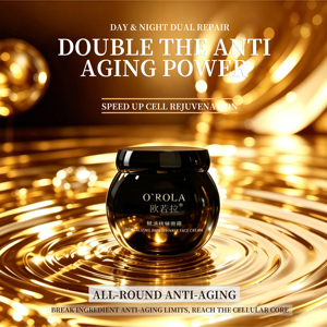 Crème Visage Anti-Rides O'ROLA Marque Privée, Peptide Collagène Raffermissant Hydratant, <span class=keywords><strong>Traitement</strong></span> Réparateur Nuit, OEM Logo Personnalisé 50g - Product Image 2