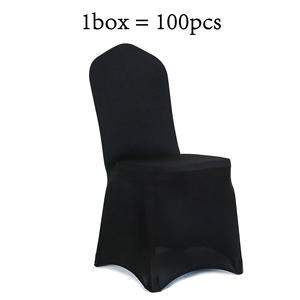 เก้าอี้งานแต่งงาน100ชิ้นผ้าคลุมยืดผ้าสแปนเด็กซ์สำหรับร้านอาหารงานเลี้ยงโรงแรมทานอาหารสากลที่คลุมเก้าอี้ - Product Image 6