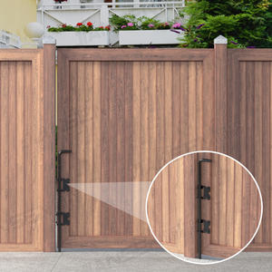 เหล็กเส้นยึดรั้วไม้แบบหนักสำหรับงานหนัก ผลิตจากสแตนเลส 304 พร้อมอุปกรณ์ยึดแบบเหล็กเส้นยึดรั้วไม้ - Product Image 1