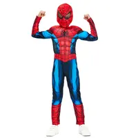 Superhero Bambini Muscolo Spider-man Costume Bambino Cosplay Super Eroe Costumi di Halloween Per I Ragazzi