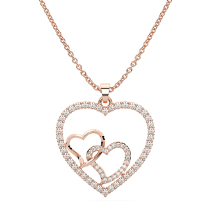 Magnifique Collier Symbole d'Éternité en Or et Diamants de Luxe pour Femme, Idéal pour Mariage, Fêtes, Cadeaux de Mariée, Anniversaires et Usage Quotidien - Product Image 2