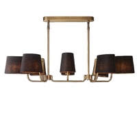 Yihao personnalisé LED boule de cristal lustres suspendus au plafond Collection d'éclairage exquis maison Restaurant fantaisie suspension