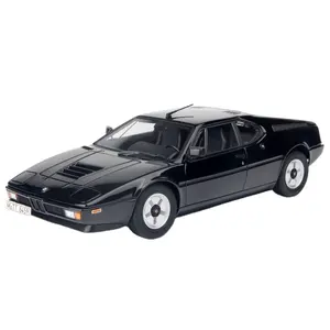 Norev Cars Diecast 1980 M1 1/18 modelli di auto in scala modelli di auto sportive nere in lega