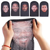 Nouveauté impression maille masque complet drôle 3D Maskera cagoule coiffure Carnaval capuche visage couverture célébrités Maskes fête soutien