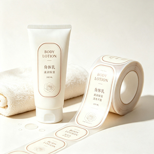 BoXin BX-157 Customizable Self-Adhesive Label Paper Strong Adhesion Flexographic Printing For Packaging Bottles Hygiene Products - Product Image 2
