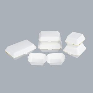 Tùy chỉnh Burger hộp không thấm mỡ thực phẩm dùng một lần cấp Takeaway Hamburger bao bì giấy vỏ sò Burger hộp - Product Image 6