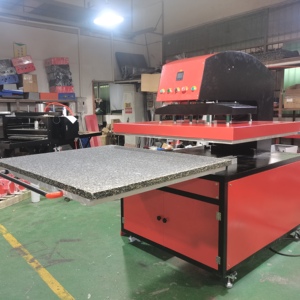 Nouvelle presse à chaud à plat automatique à sublimation à une station avec tiroir coulissant pneumatique de <span class=keywords><strong>grande</strong></span> <span class=keywords><strong>taille</strong></span> pour tissus textiles - Product Image 6