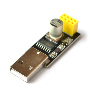 ESP01โปรแกรมเมอร์อะแดปเตอร์ GPIO0 ESP-01 CH340G USB ถึง ESP8266อนุกรมไร้สาย Wifi พัฒนาบอร์ดโมดูล - Product Image 2