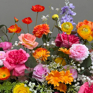 Composizione Floreale Artificiale Primaverile con Fiori Selvatici per Corridoio Nuziale, Tavolo degli Sposi e Sfondo per <span class=keywords><strong>Sposa</strong></span>, Decorazione per Feste di Compleanno - Product Image 3