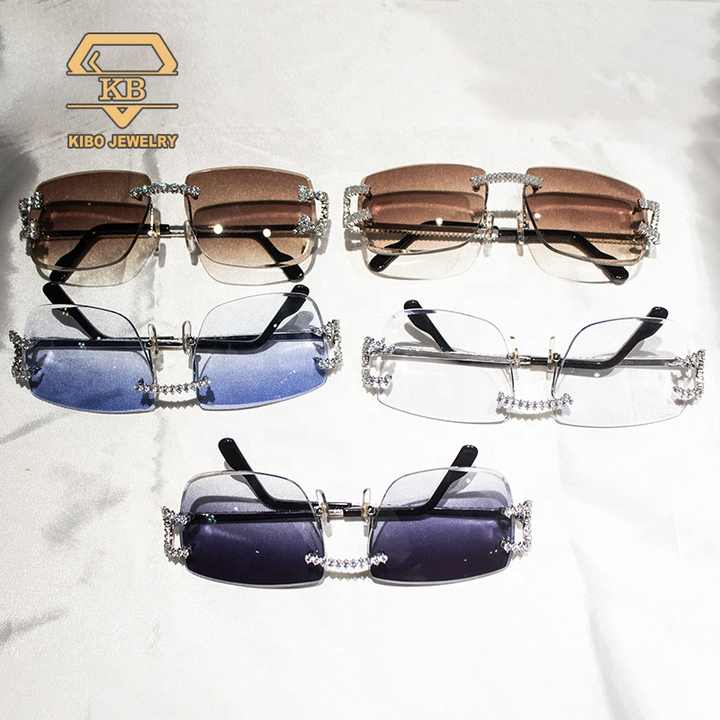 C DE RIMLESS GEOMETRIC FRAME SUNGLASSES CT0092O IN METAL